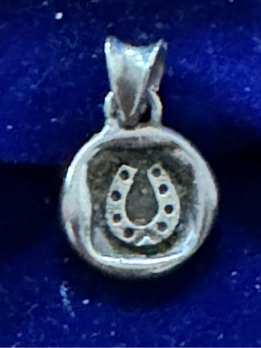 Waxing Poetic Sterling Silver Petite Horseshoe Charm